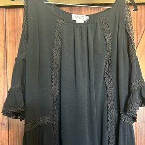 Bell sleeve   Cold shoulder style Molly braken top
